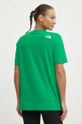 Odjeća Pamučna majica The North Face W S/S Essential Oversize Tee NF0A87NQPO81 zelena