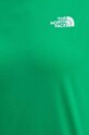 Bavlnené tričko The North Face W S/S Essential Oversize Tee NF0A87NQPO81 zelená