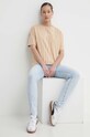 Karl Kani t-shirt bawełniany 6137727 beżowy SS24