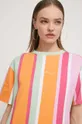 multicolor Karl Kani t-shirt bawełniany
