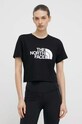 Bavlnené tričko The North Face čierna NF0A87NAJK31