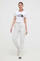 The North Face tricou din bumbac NF0A87N6FN41 alb SS24