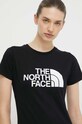 Βαμβακερό μπλουζάκι The North Face μαύρο NF0A87N6JK31