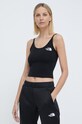 The North Face top negru NF0A55AQJK31