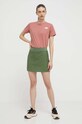 The North Face t-shirt bawełniany NF0A87NKNXQ1 różowy SS24