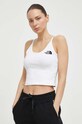 Top The North Face slim biela NF0A55AQFN41