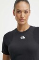 The North Face t-shirt sportowy Foundation czarny NF0A87FNKS71