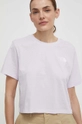 lila The North Face t-shirt