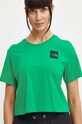 The North Face tricou din bumbac verde NF0A87NBPO81