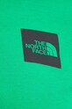 The North Face tricou din bumbac NF0A87NBPO81 verde