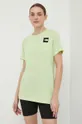 The North Face t-shirt in cotone verde