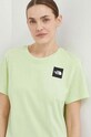 The North Face tricou din bumbac verde NF0A87NEO0F1