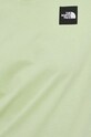 The North Face tricou din bumbac NF0A87NEO0F1 verde