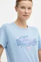 blu The North Face t-shirt