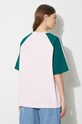 Clothing adidas Originals cotton t-shirt Blocked Tee OS IM9813 pink