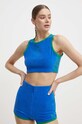 Топ adidas Originals Terry Crop Tank остальные голубой JH0620