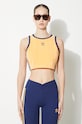 adidas Originals top Terry Crop Tank orange JH0621