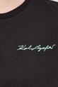 Хлопковая футболка Karl Lagerfeld 24UW1735 чёрный