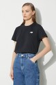 New Balance tricou din bumbac Essentials Cotton WT41509BK negru