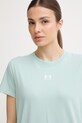 Under Armour tričko dámske s bavlnou Campus Core tyrkysová 1383648