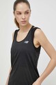 New Balance top de antrenament uni negru WT41250BKH