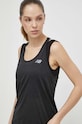 New Balance top treningowy WT41250BKH regular czarny WT41250BKH