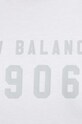 New Balance t-shirt bawełniany WT41519WT WT41519WT biały