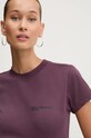 Karl Lagerfeld Jeans t-shirt bawełniany fioletowy 241J1700