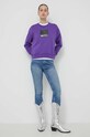 Karl Lagerfeld Jeans t-shirt bawełniany 241J1715 biały SS24