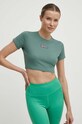 Футболка для тренинга Reebok Lux Bold slim зелёный 100076117
