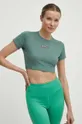 zelena Kratka majica za vadbo Reebok Lux Bold Ženski