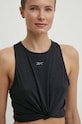 Reebok top sport LUX Collection negru 100075356