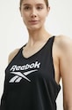 Bavlněný top Reebok Identity černá 100034778