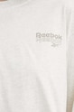 Bavlnené tričko Reebok 100075401 béžová