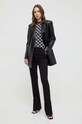 Karl Lagerfeld tricou din bumbac 241W1700 negru SS24