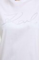 Karl Lagerfeld t-shirt bawełniany biały 241W1713