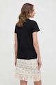 Oblečení Bavlněné tričko Karl Lagerfeld 241W1713 černá
