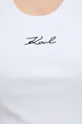 Karl Lagerfeld pamut top fehér 241W1712
