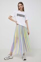 Karl Lagerfeld tricou din bumbac 241W1714 bej SS24