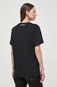 Ruházat Karl Lagerfeld pamut póló 241W1714 fekete