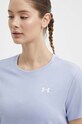 Tréninkové tričko Under Armour Tech Textured fialová 1383641