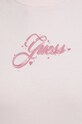 Бавовняна футболка Guess Originals W4GI05JA914 рожевий