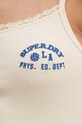 Bavlněný top Superdry W6011880A.1YP béžová