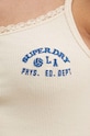Bavlněný top Superdry W6011880A.1YP béžová