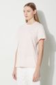 Βαμβακερό μπλουζάκι New Balance Jersey Small Logo ροζ WT41509OUK