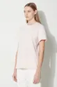 ροζ Βαμβακερό μπλουζάκι New Balance Jersey Small Logo