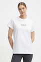 The North Face t-shirt bawełniany biały NF0A87E9FN41