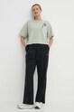 Champion tricou din bumbac 117231 verde SS24
