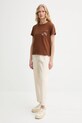 Levi's tricou din bumbac A7212 maro SS25
