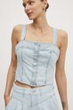 Levi's top din denim uni albastru A7614